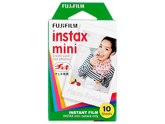 FUJIFILM Instax Mini 10 Pièces - Film instantané (Blanc)