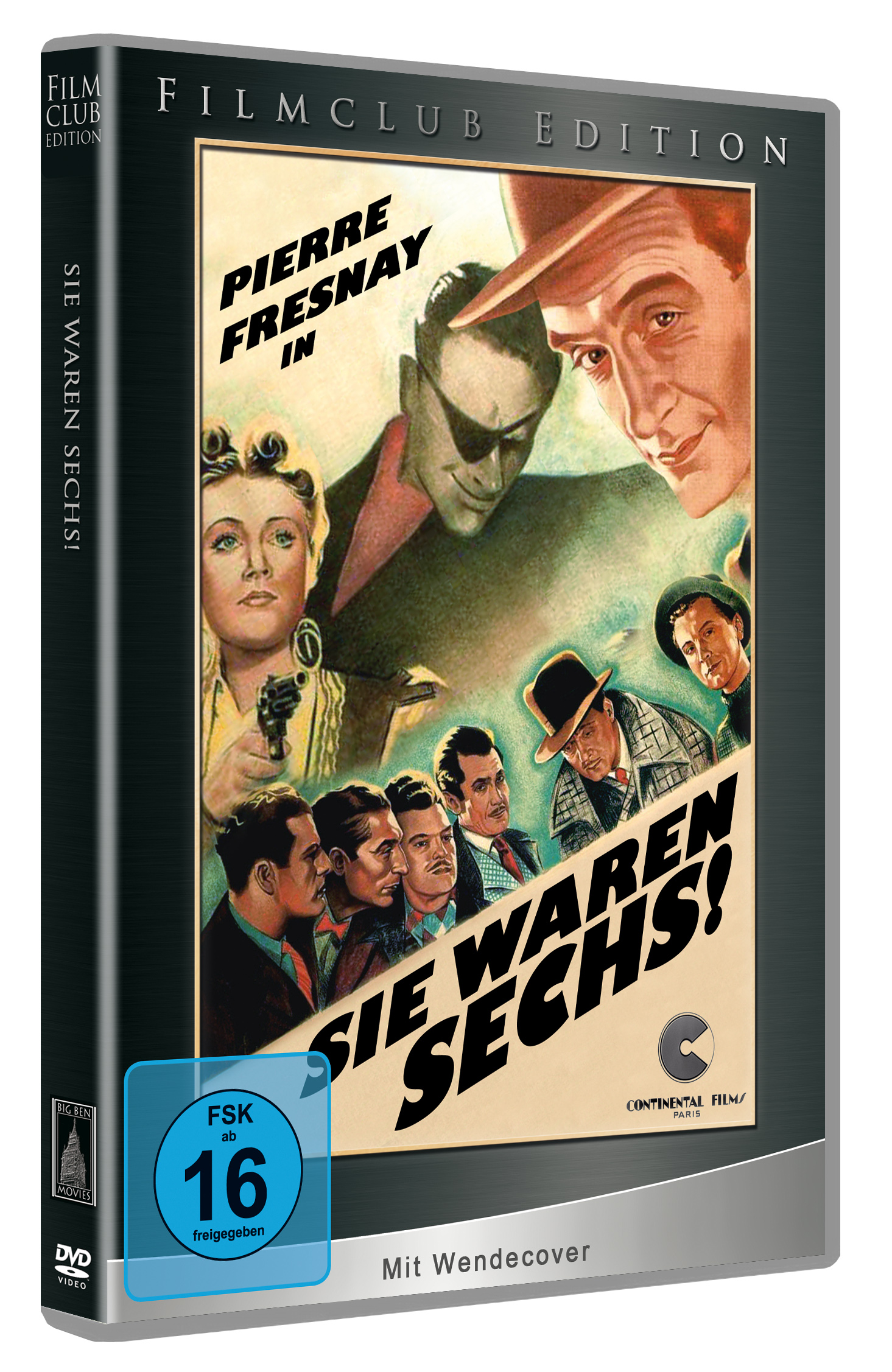 DVD-Hülle mit einem Vintage-Filmplakat mit mehreren Personen in dramatischen Posen.