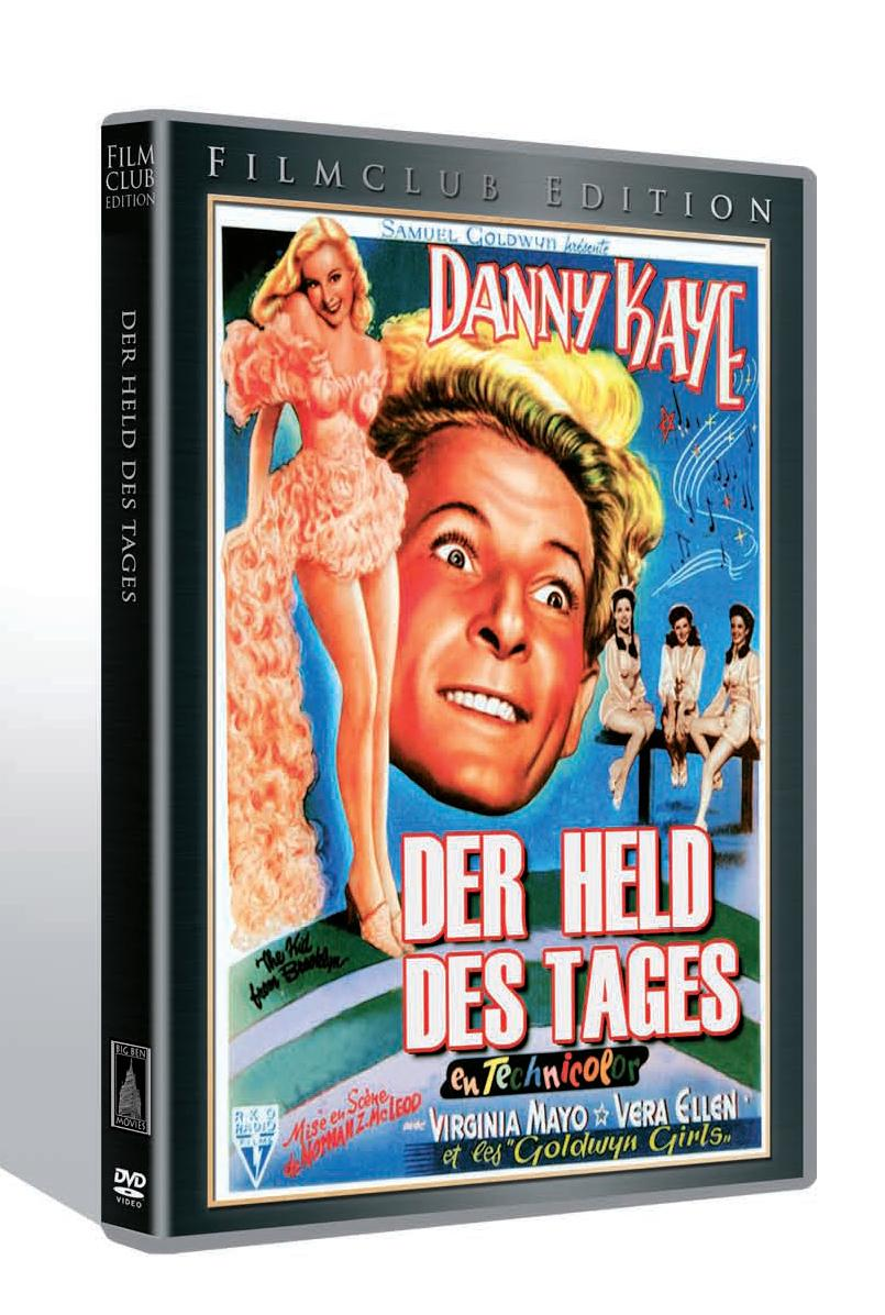 DVD-Cover mit Filmplakat. Mann und Frau in bunten Outfits mit Text.