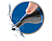 REMINGTON REMINGTON NE3850 - Igiene Clipper - Per peli di naso, orecchie e sopracciglia - Nero/Blu - Rifinitore peli naso/orecchie (Grigio/blu)