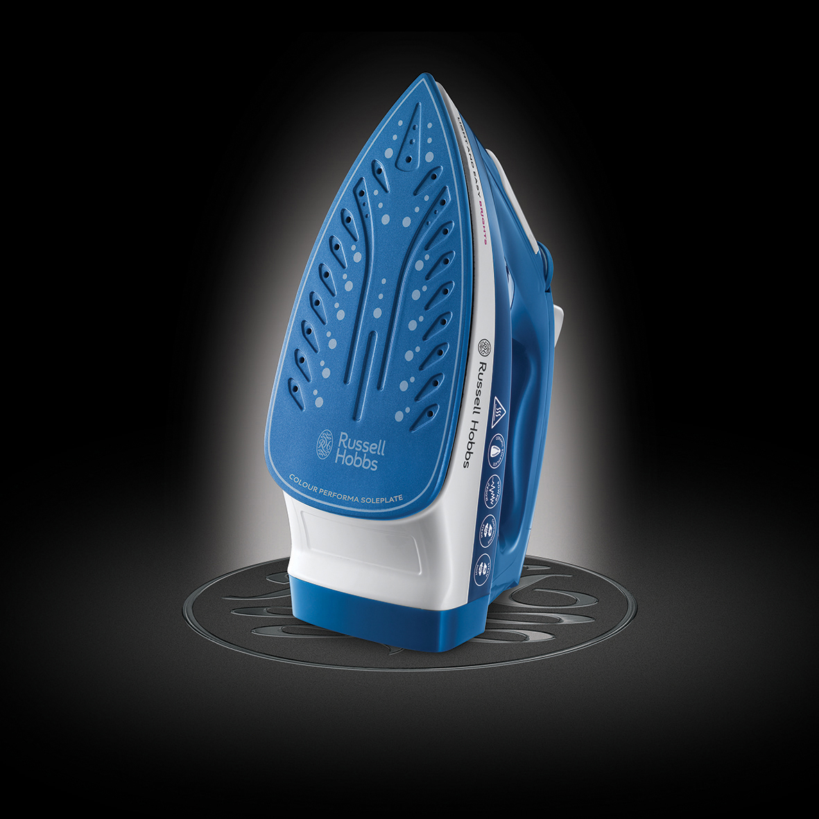 RUSSELL HOBBS 24830-56 Light & Easy Dampfbügeleisen (2400 Watt, Antihaftversiegelte Keramik)