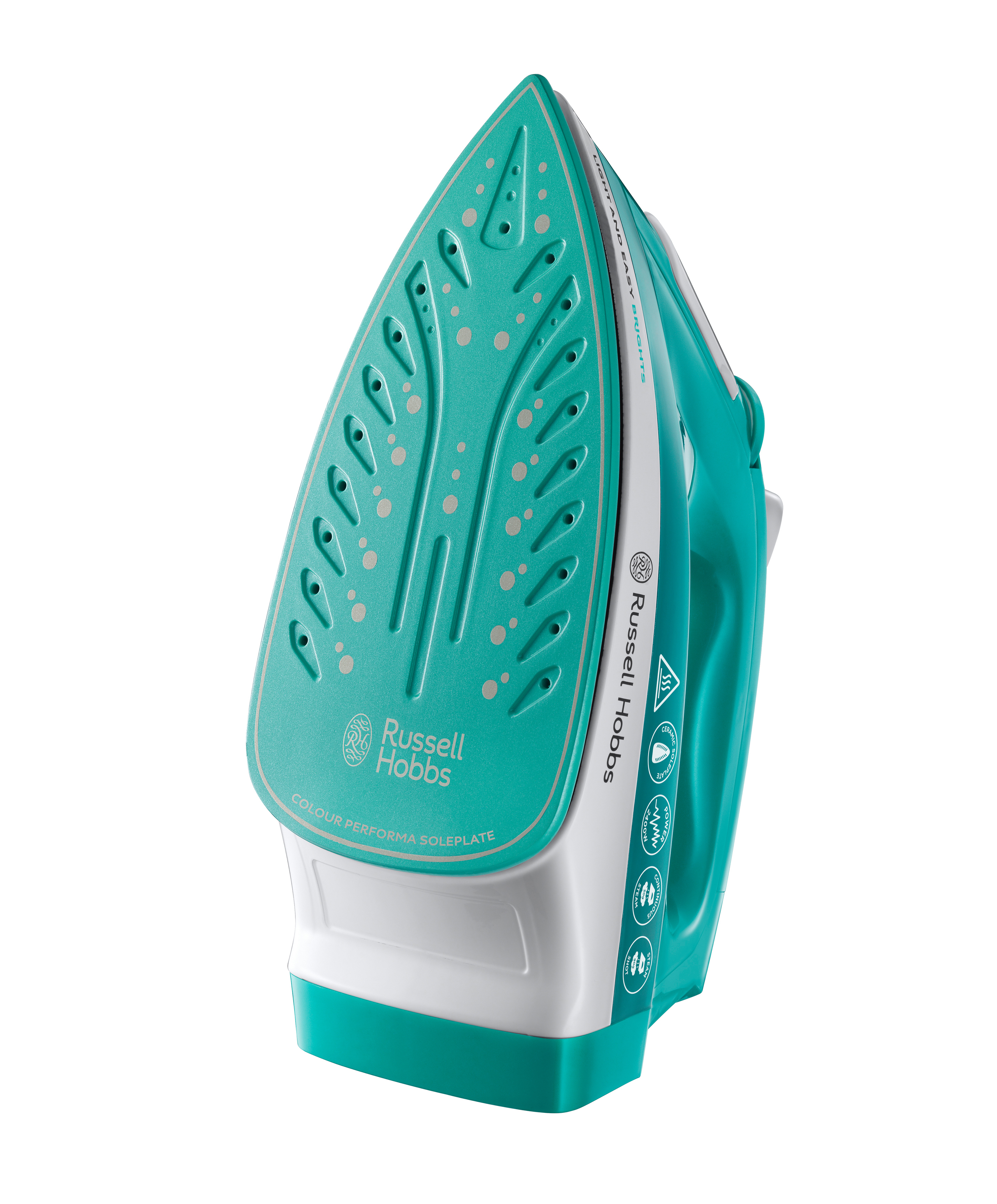 RUSSELL HOBBS 24840-56 Light & Easy Dampfbügeleisen (2400 Watt, Antihaftversiegelte Keramik)