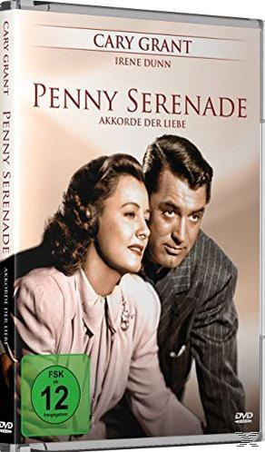 DVD-Cover des Films 'Penny Serenade' mit Cary Grant und Irene Dunn.