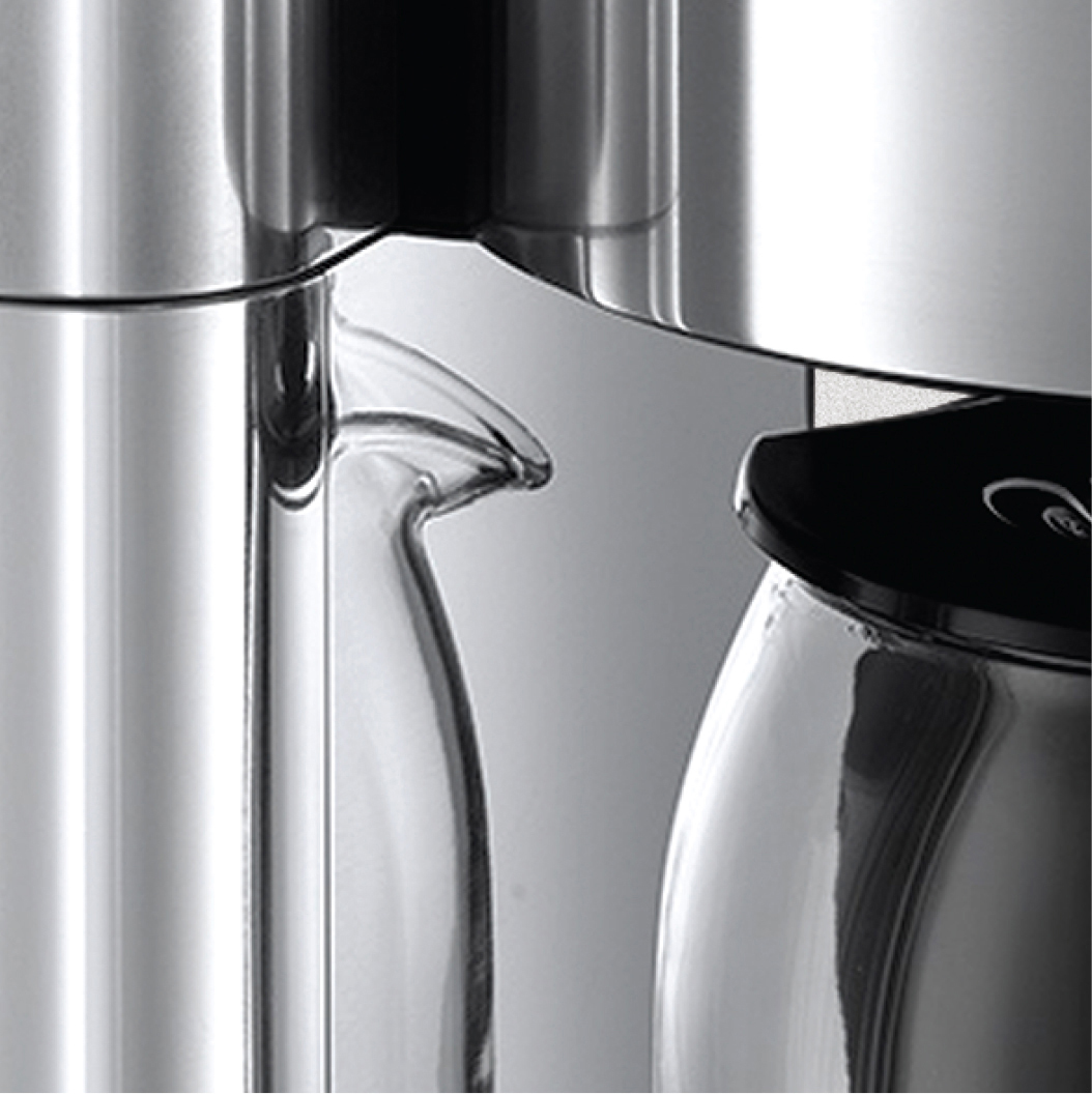 RUSSELL HOBBS 23370-56 Elegance Kaffeemaschine Edelstahl/Schwarz