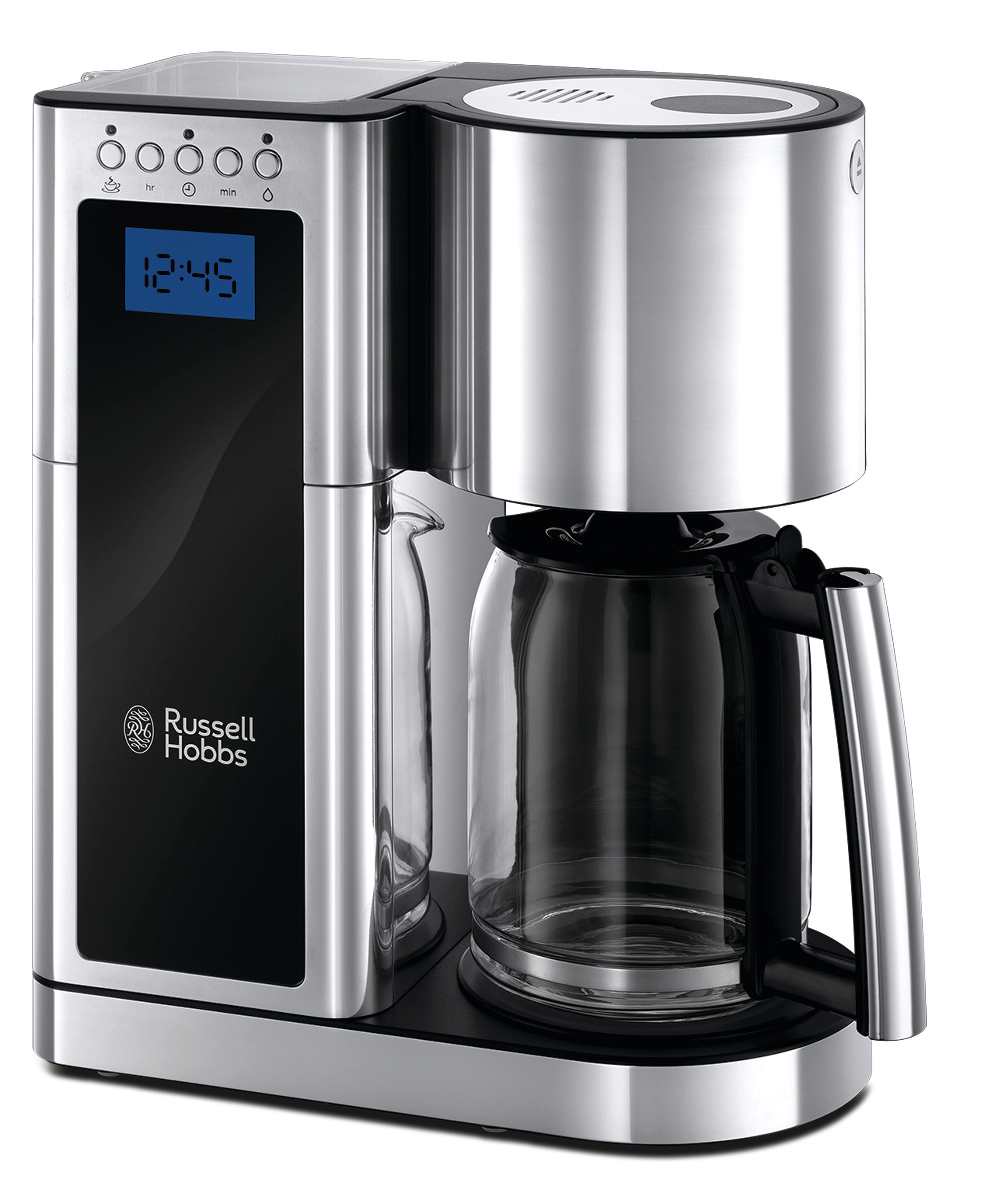 RUSSELL HOBBS 23370-56 Elegance Kaffeemaschine Edelstahl/Schwarz