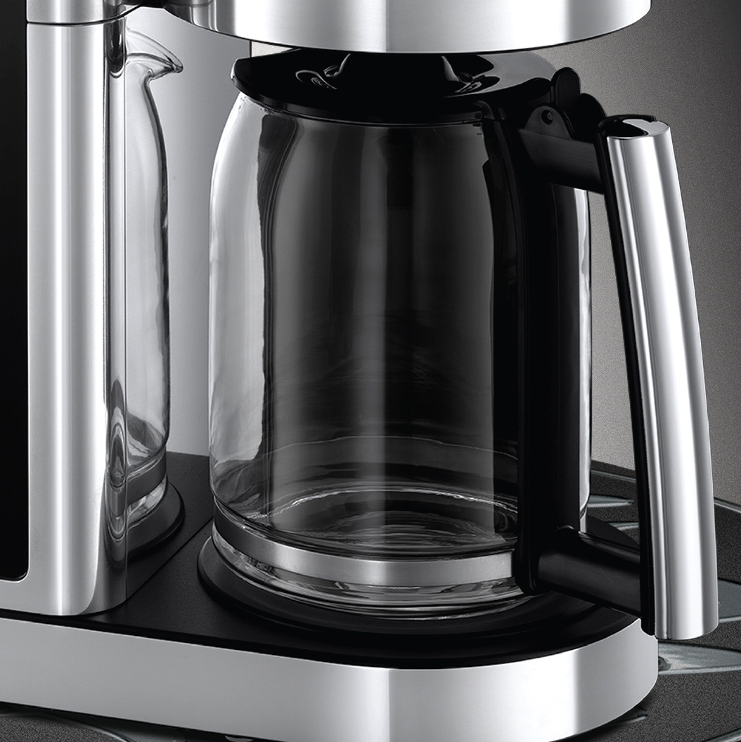 RUSSELL HOBBS 23370-56 Elegance Kaffeemaschine Edelstahl/Schwarz