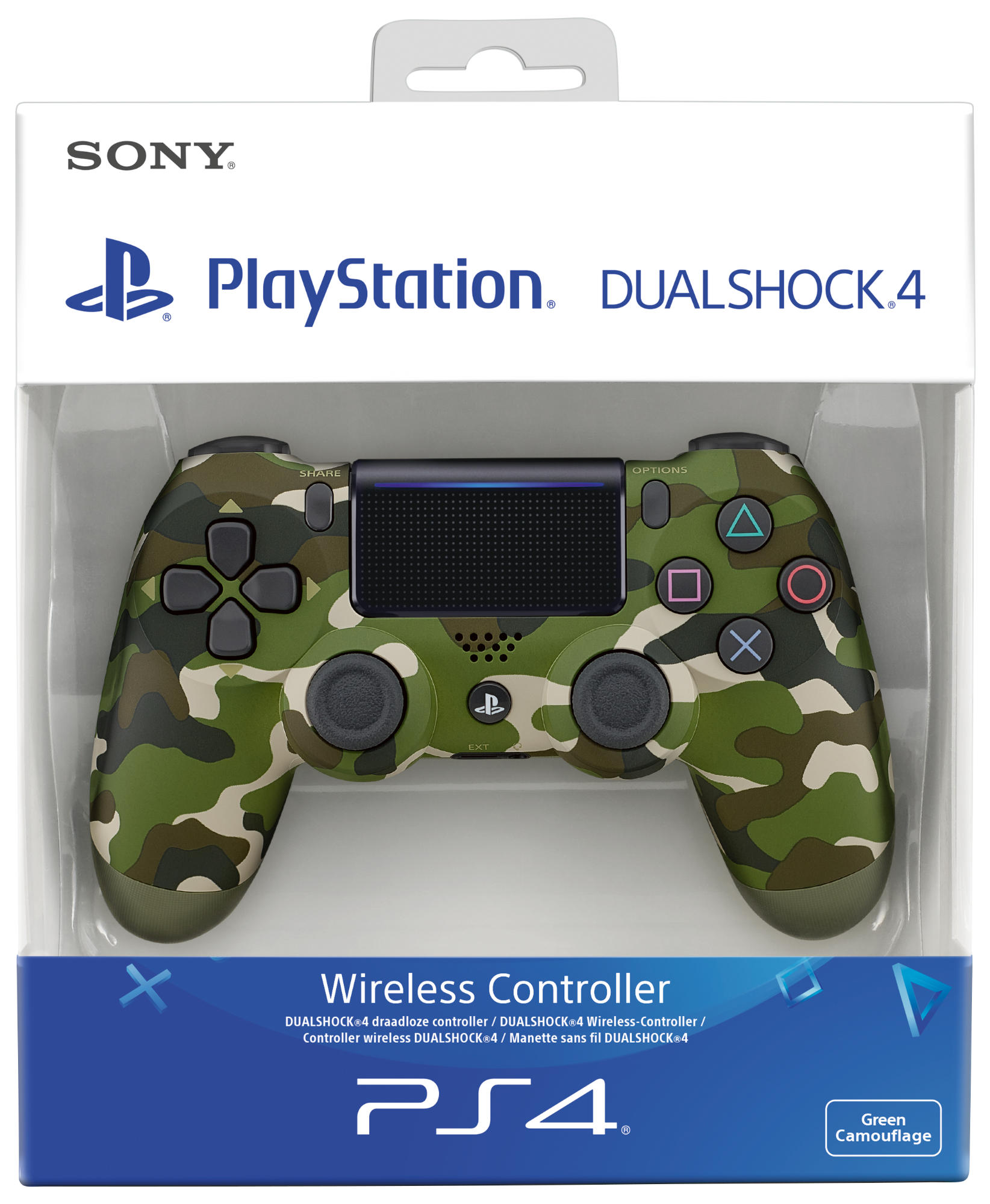 v2 für PlayStation PlayStation Grün Camouflage SONY 4 Dualshock Controller Wireless 4