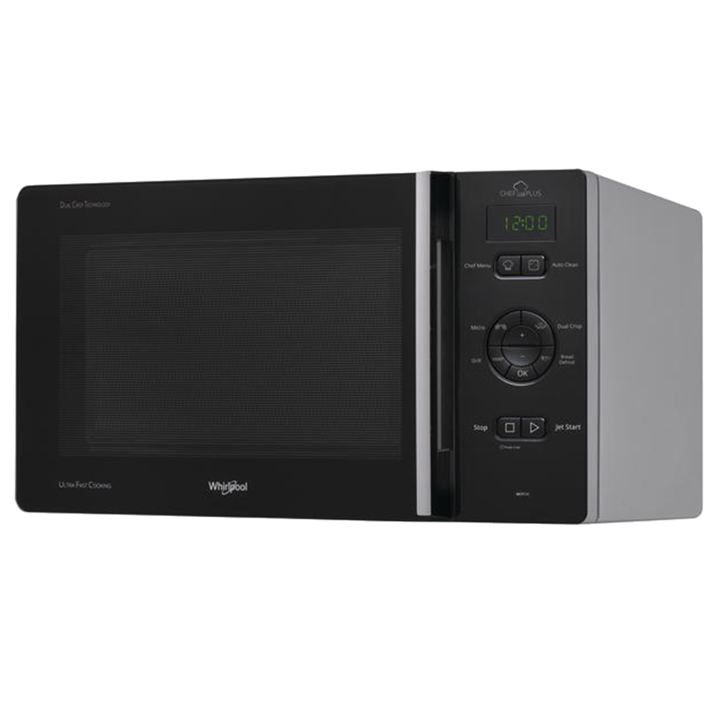 WHIRLPOOL MCP 345 SL Mikrohullámú sütő, grill és crisp (pirítás) funkció, AutoClean öntisztítás