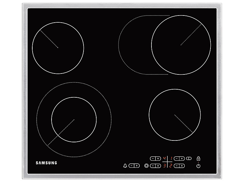 Samsung NZ64F5RD9AB/EF Ceramic Cooktop