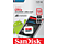 SANDISK microSDHC ULTRA 128GB+AD - Speicherkarte  (128 GB, 100 MB/s, Grau/Rot)