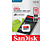 SANDISK microSDXC 16GB+AD - Speicherkarte  (16 GB, 98 MB/s, Grau/Rot)