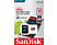 SANDISK microSDXC 16Go+AD - Carte mémoire  (16 GB, 98 MB/s, Gris/Rouge)