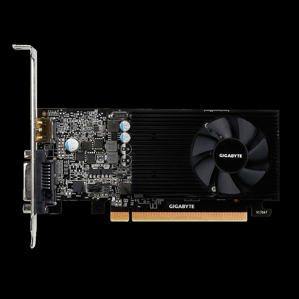 GIGABYTE GeForce® GT 1030 Low Profile 2GB (GV-N1030D5-2GL) (NVIDIA, Grafikkarte)