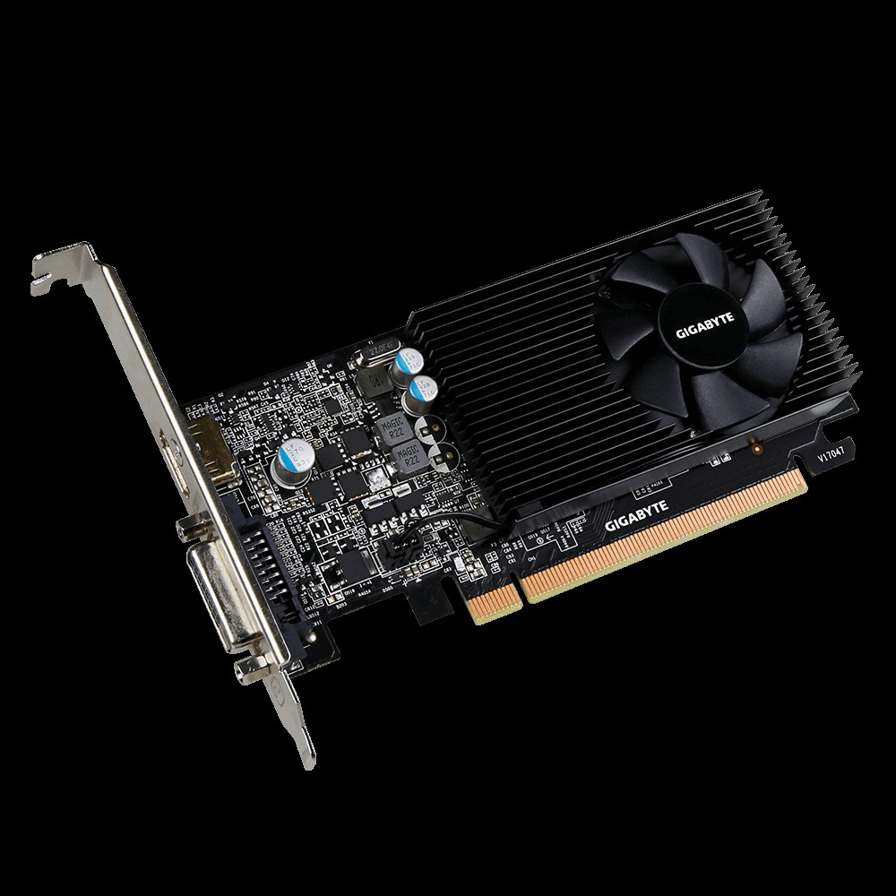 GIGABYTE GeForce® GT 1030 Low Profile 2GB (GV-N1030D5-2GL) (NVIDIA, Grafikkarte)