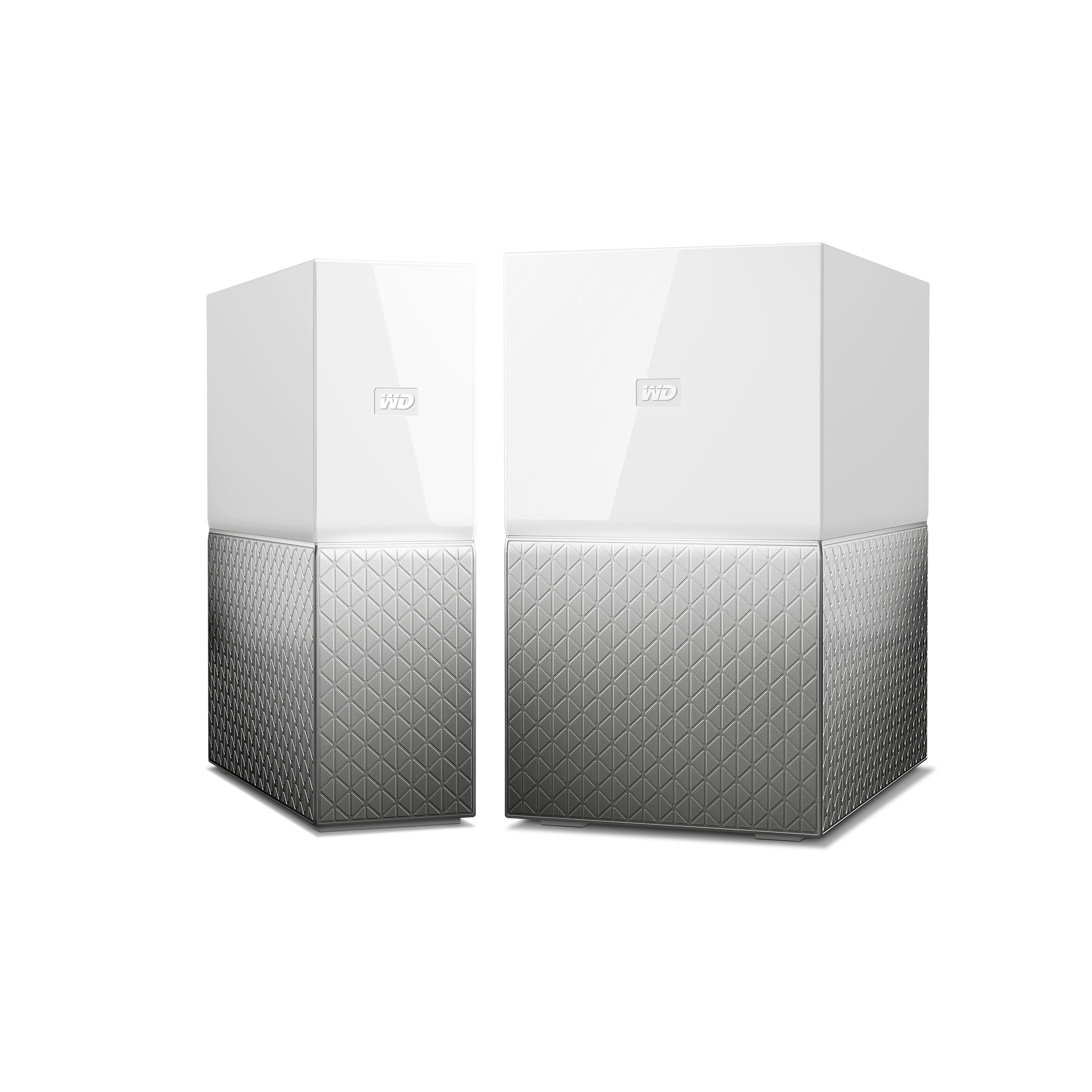 WD My Cloud™ Home Cloudspeicher 2 TB NAS 3,5 Zoll Anzahl Festplattenschächte: 1 Weiß/Silber}