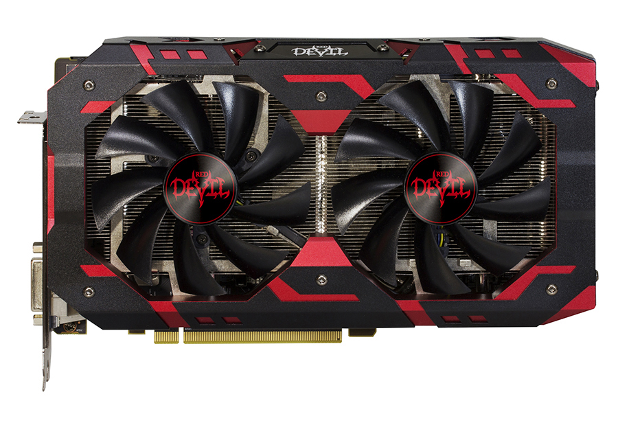 POWERCOLOR Radeon RX 580 Red Devil Gold 8GB (AXRX580 8GBD5-3DH/OC) (AMD, Grafikkarte)