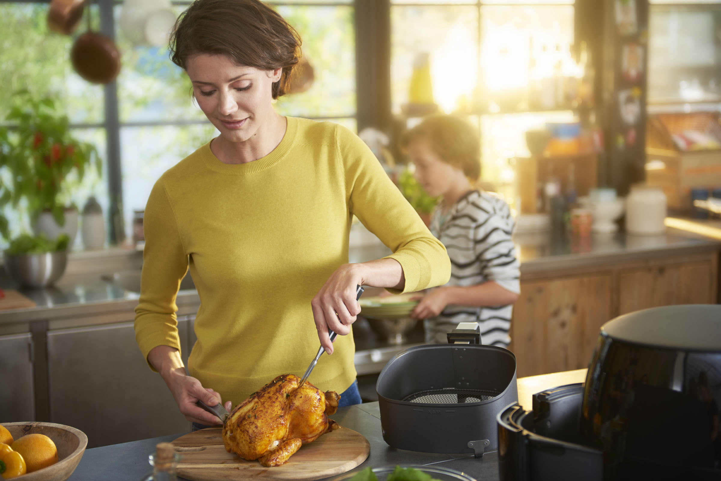 PHILIPS HD 9630/90 Airfryer XXL Heißluftfritteuse 2225 Watt Schwarz