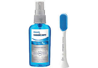 PHILIPS SONICARE PHILIPS Sonicare - TongueCare+ Starter Kit per la Pulizia della Lingua - Bianco - Pulitore per la lingua (Bianco)