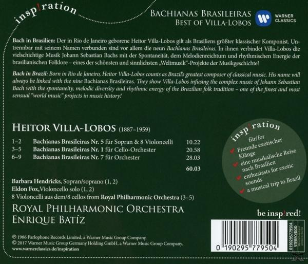 Barbara Hendricks, Eldon Fox, Royal Philharmonic Orchestra - Bachianas Brasileiras-Best of Villa-Lobos  - (CD)