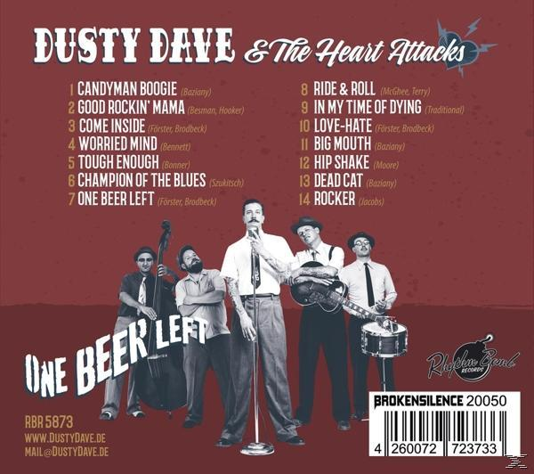 Dusty Dave, Heartattacks - One Beer Left  - (CD)