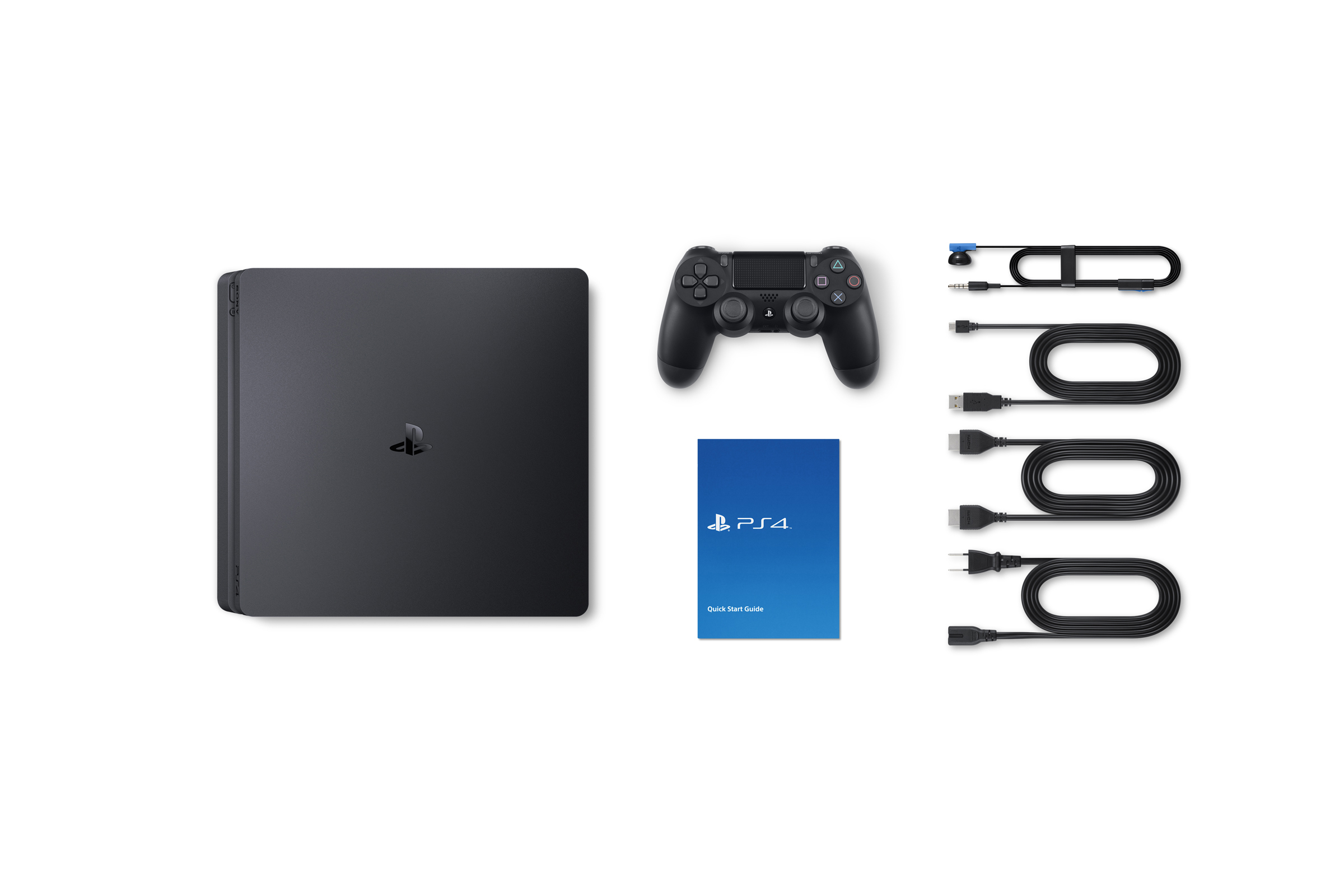 PlayStation 4 Slim 1TB - Spielekonsole - Jet Black