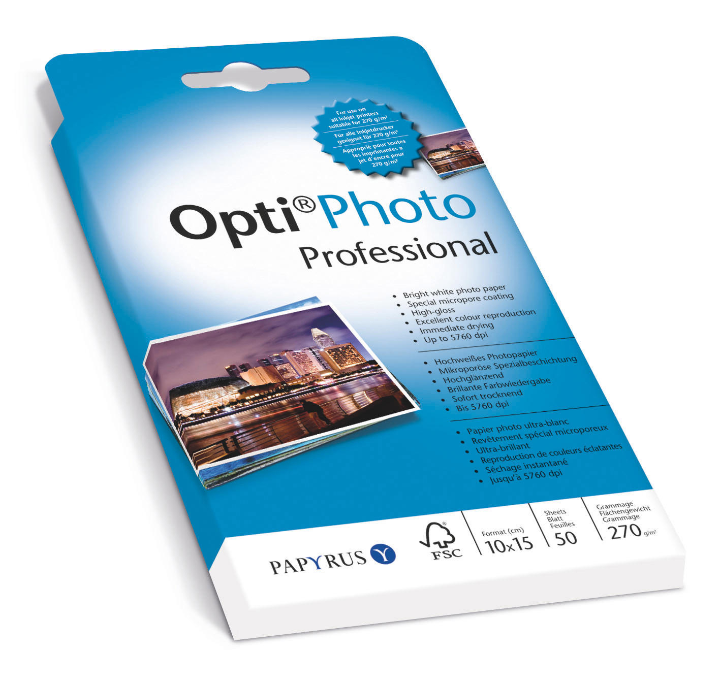 mm 150 Fotopapier Opti Photo INAPA x 100 50