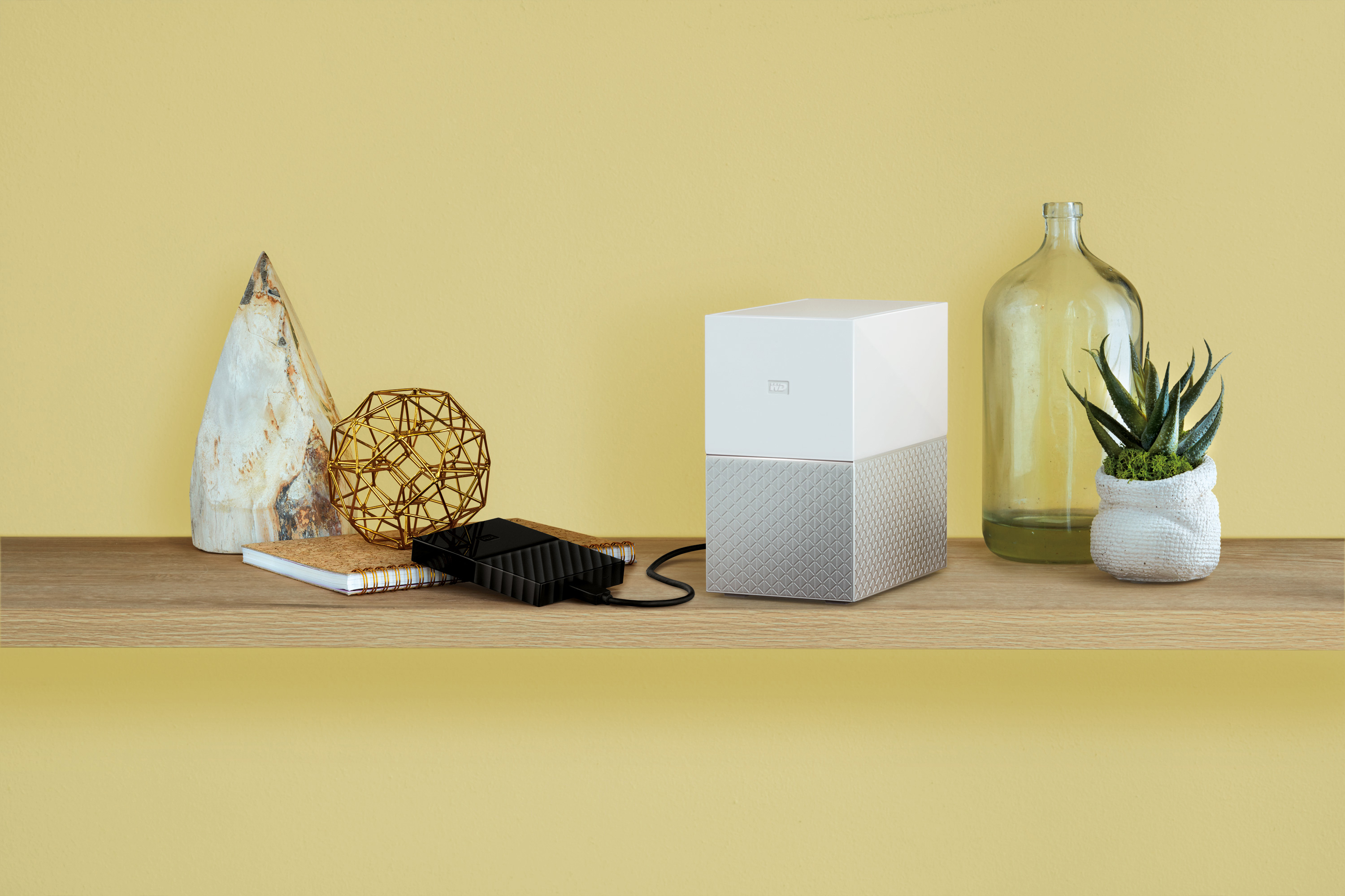 WD My Cloud™ Home Duo, 16 TB, NAS 3,5 Zoll Anzahl Festplattenschächte: 2 Weiß}