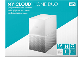 WESTERN DIGITAL WD My Cloud Home Duo Externe Festplatte 16 TB, 3,5 Zoll