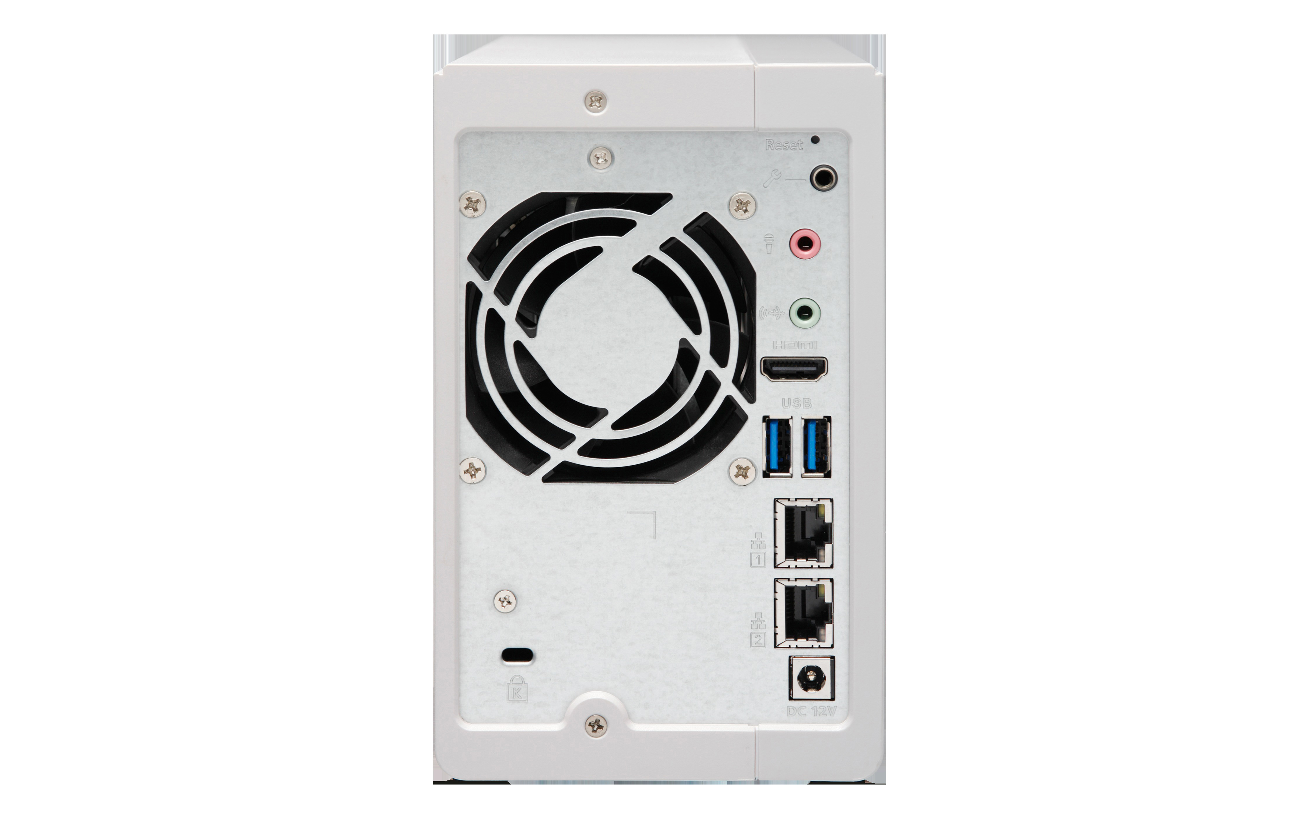 QNAP TS-251A-2G NAS 3,5 Zoll Anzahl Festplattenschächte: 2 Grün/Weiß }