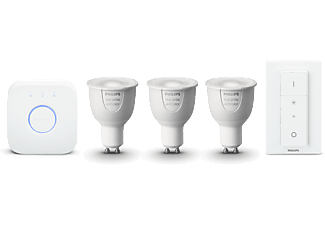 PHILIPS Hue White and color ambiance Starter-Kit, GU10