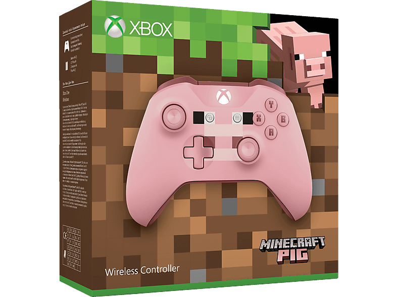 Microsoft Minecraft Pig Se Xbox One Wireless Controller Pinkes Pig Design Mediamarkt