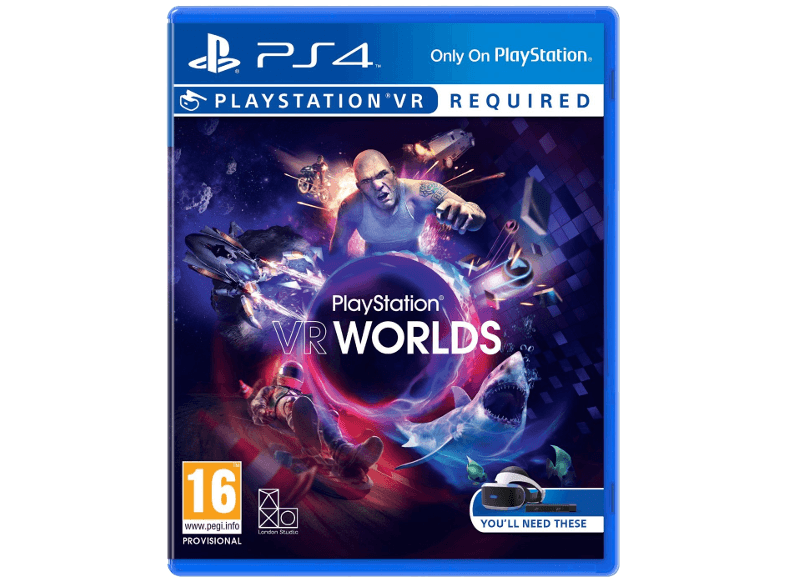 SONY PlayStation VR szemüveg + kamera + Move twin pack + VR Worlds