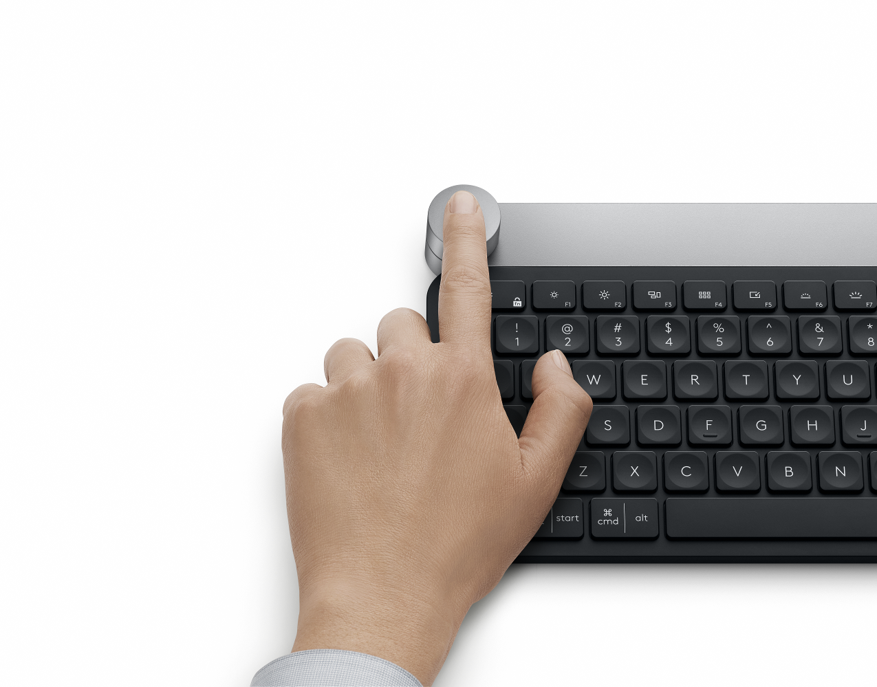 LOGITECH Clavier sans fil Craft programmable AZERTY Noir (920-008499)