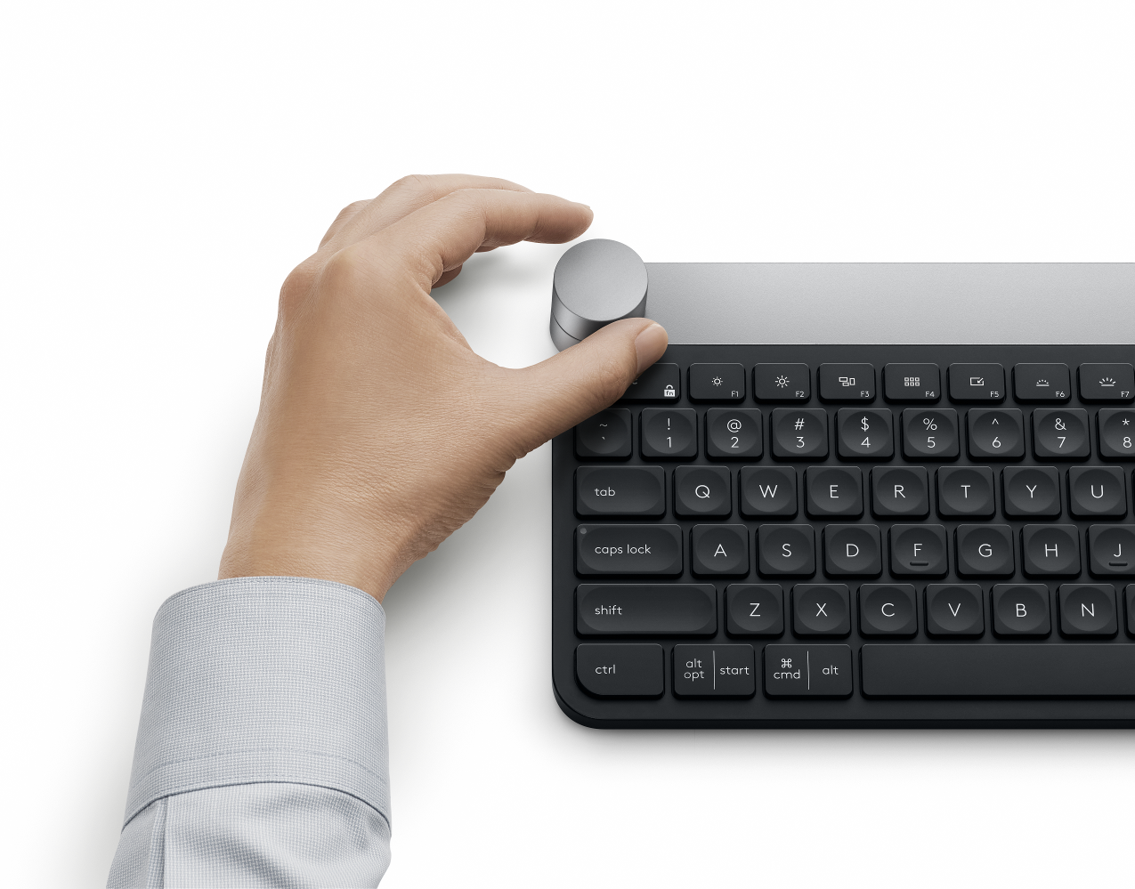 LOGITECH Clavier sans fil Craft programmable AZERTY Noir (920-008499)