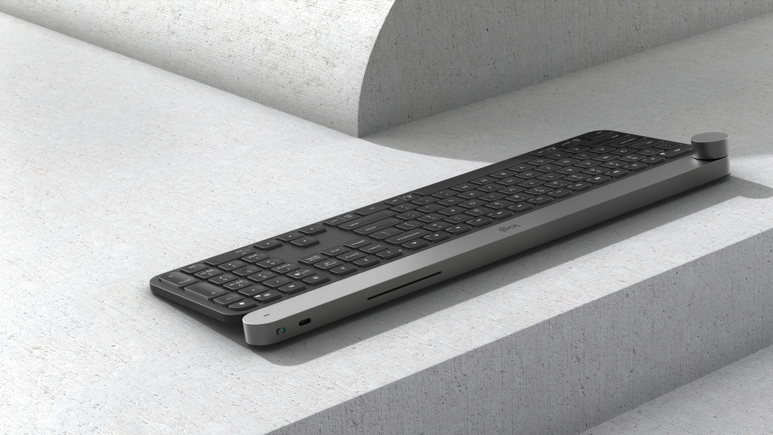 LOGITECH Clavier sans fil Craft programmable AZERTY Noir (920-008499)
