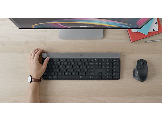 LOGITECH Clavier Craft contrôle contextuel AZERTY BE