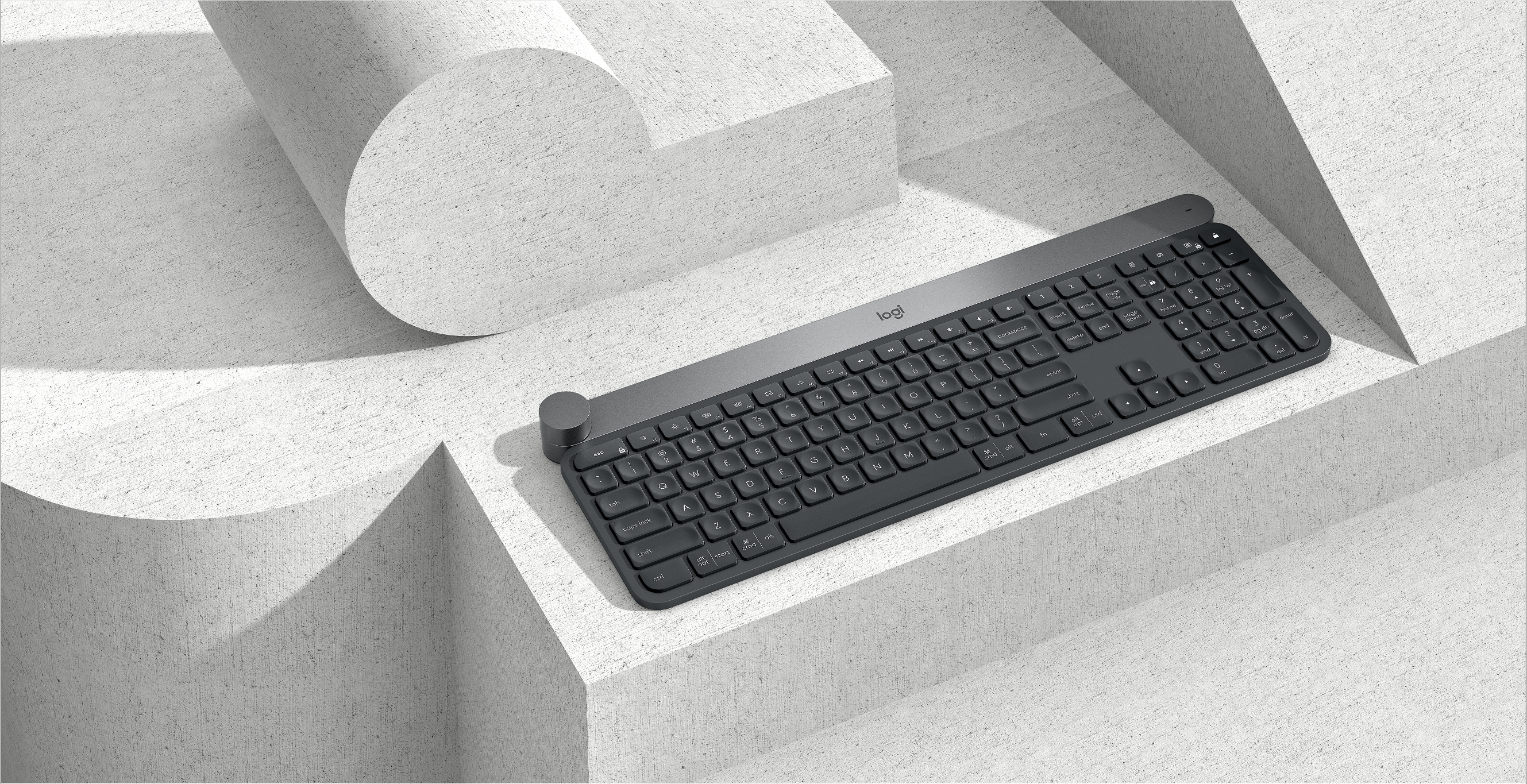 LOGITECH Clavier sans fil Craft programmable AZERTY Noir (920-008499)