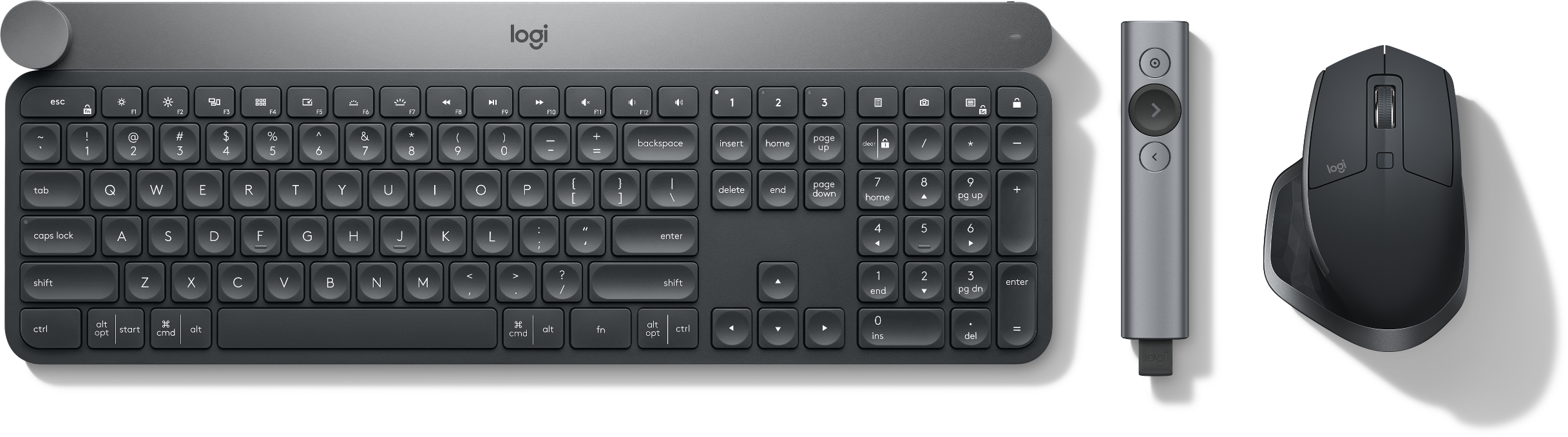 LOGITECH Clavier sans fil Craft programmable AZERTY Noir (920-008499)