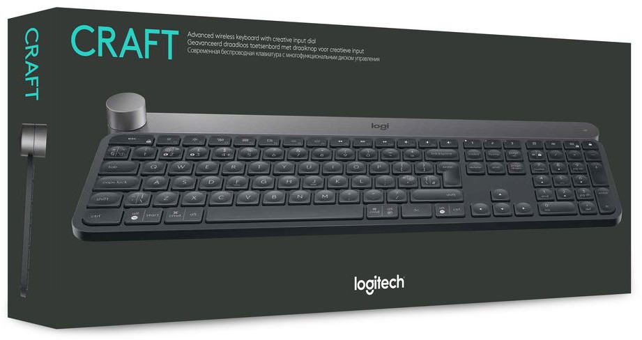 LOGITECH Clavier sans fil Craft programmable AZERTY Noir (920-008499)