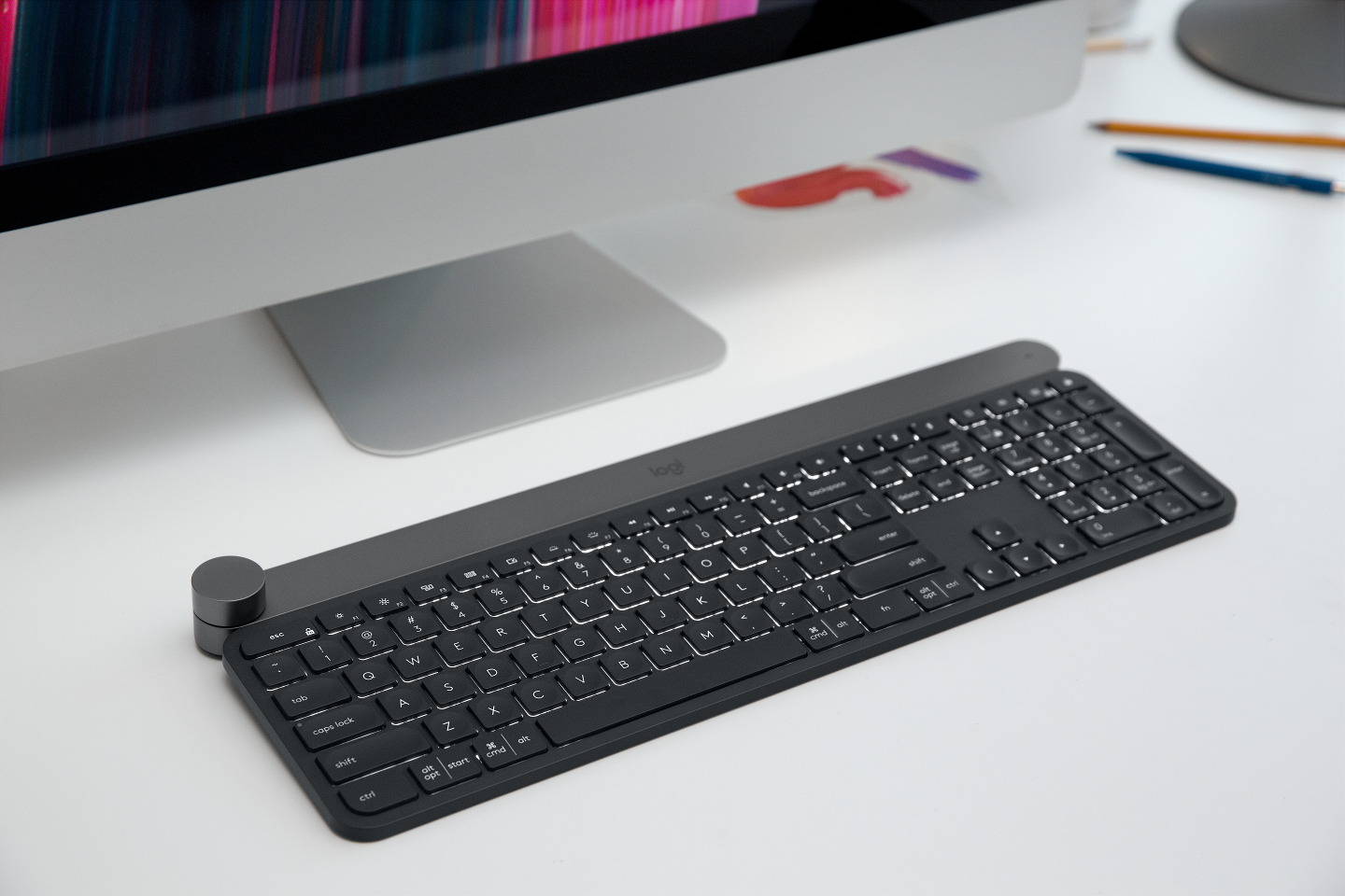 LOGITECH Clavier sans fil Craft programmable AZERTY Noir (920-008499)