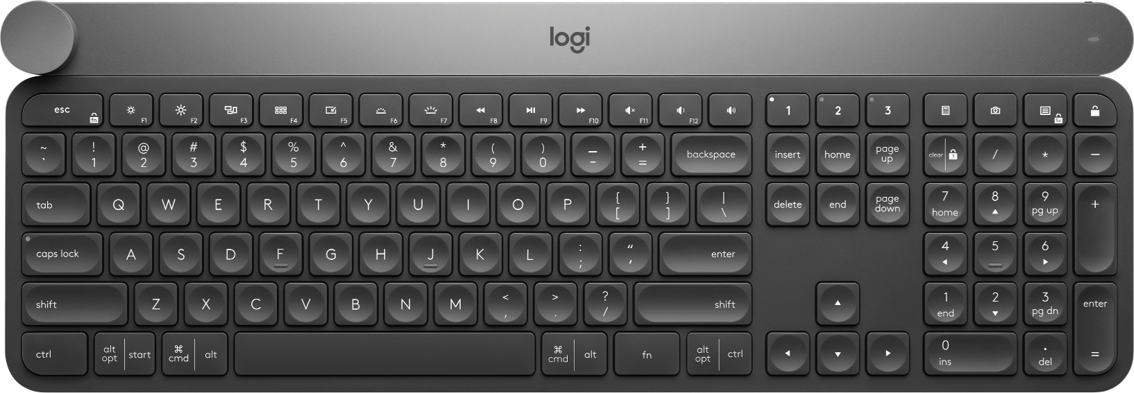 LOGITECH Clavier sans fil Craft programmable AZERTY Noir (920-008499)