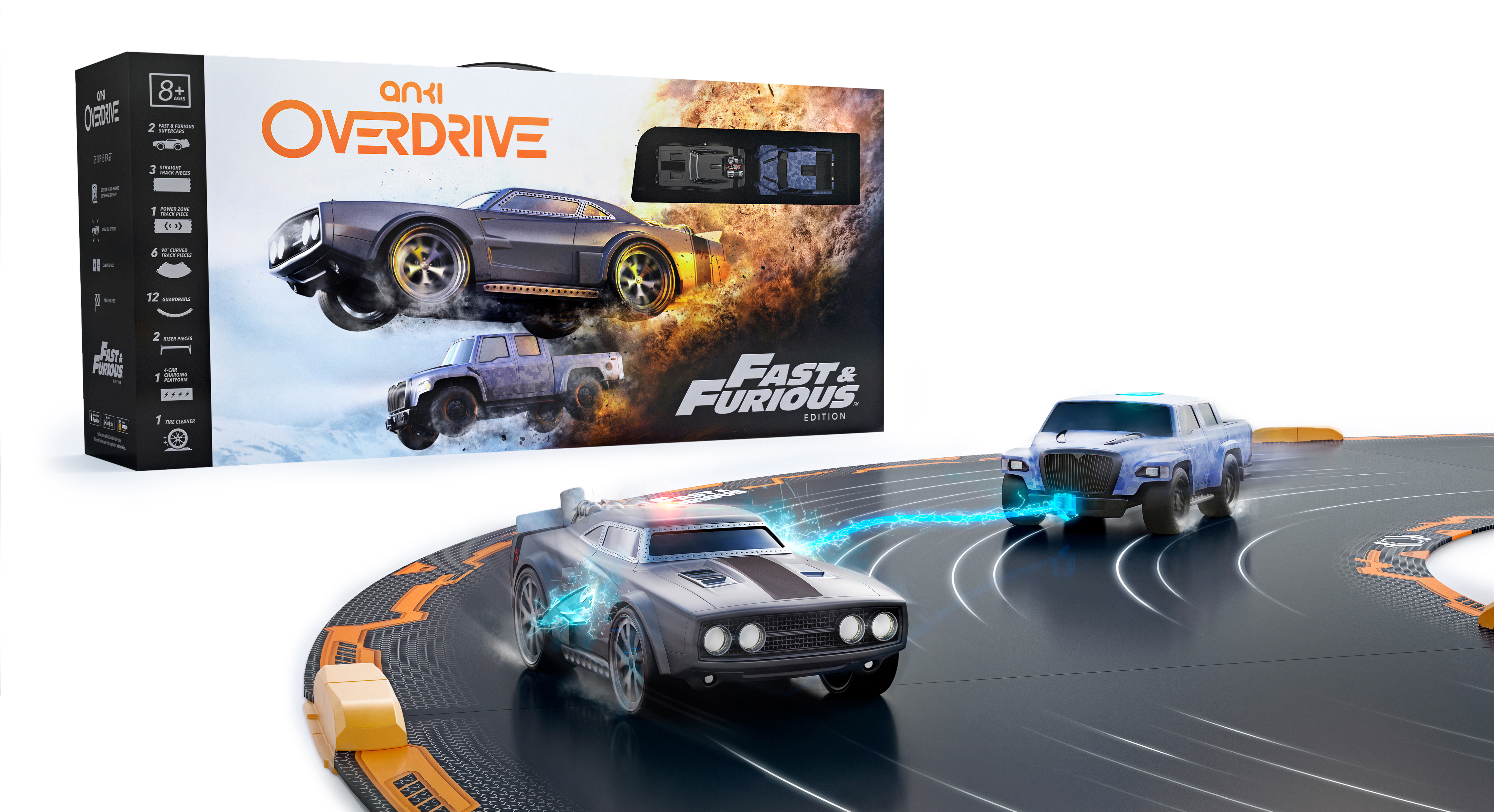 ANKI OVERDRIVE Fast & Furious Edition Starter Kit  Autorennspiel, Mehrfarbig