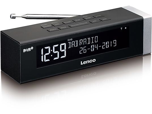 LENCO CR-630 - Radiosveglia (DAB+, FM, Nero)