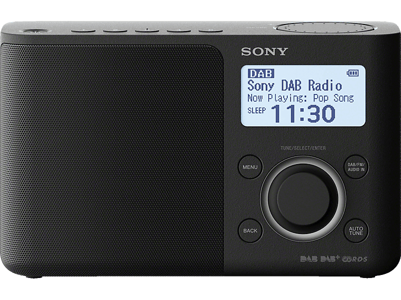 RADIO PORTABLE FM/DAB/DAB+ BLANCHE SUR PILE OU SECTEUR