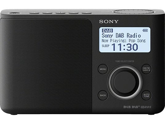 SONY Radio portable FM DAB+ Noir (XDRS61DB.EU8)
