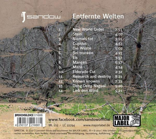 Sandow - Entfernte Welten  - (CD)