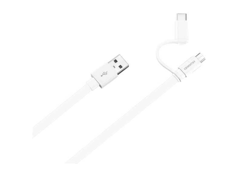 huawei type c ve micro usb 2 si 1 arada sarj ve data kablosu
