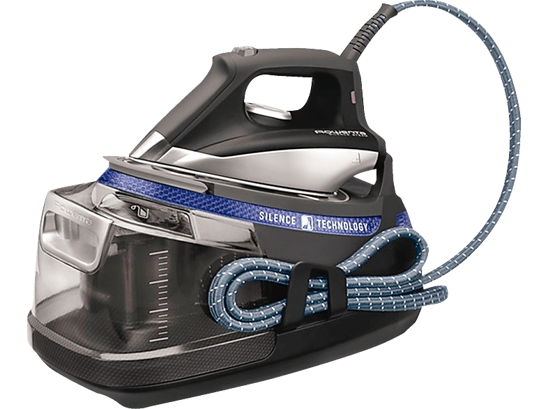 Centro de planchado - Rowenta Silence Steam Extreme DG8962F0, 1.4L, 2400W, 460 g/min, Modo ECO