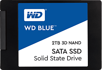 WESTERN DIGITAL Western Digital BLUE 3D NAND 2TB - Solid State Drive - 2048 GB - Nero - Disco rigido (SSD, 2 TB, Nero)