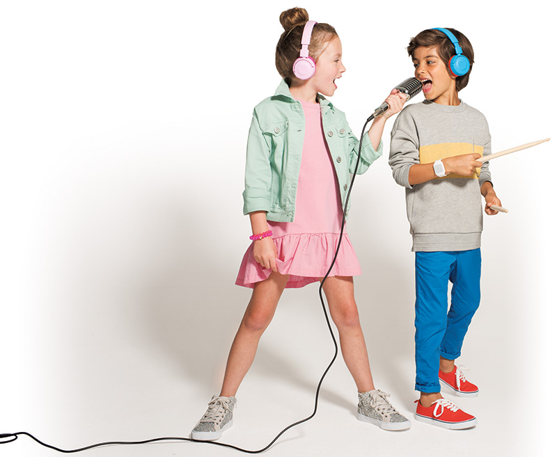 JBL JR300BT KIDS BLAUW On-ear Kinder-hoofdtelefoon Blauw